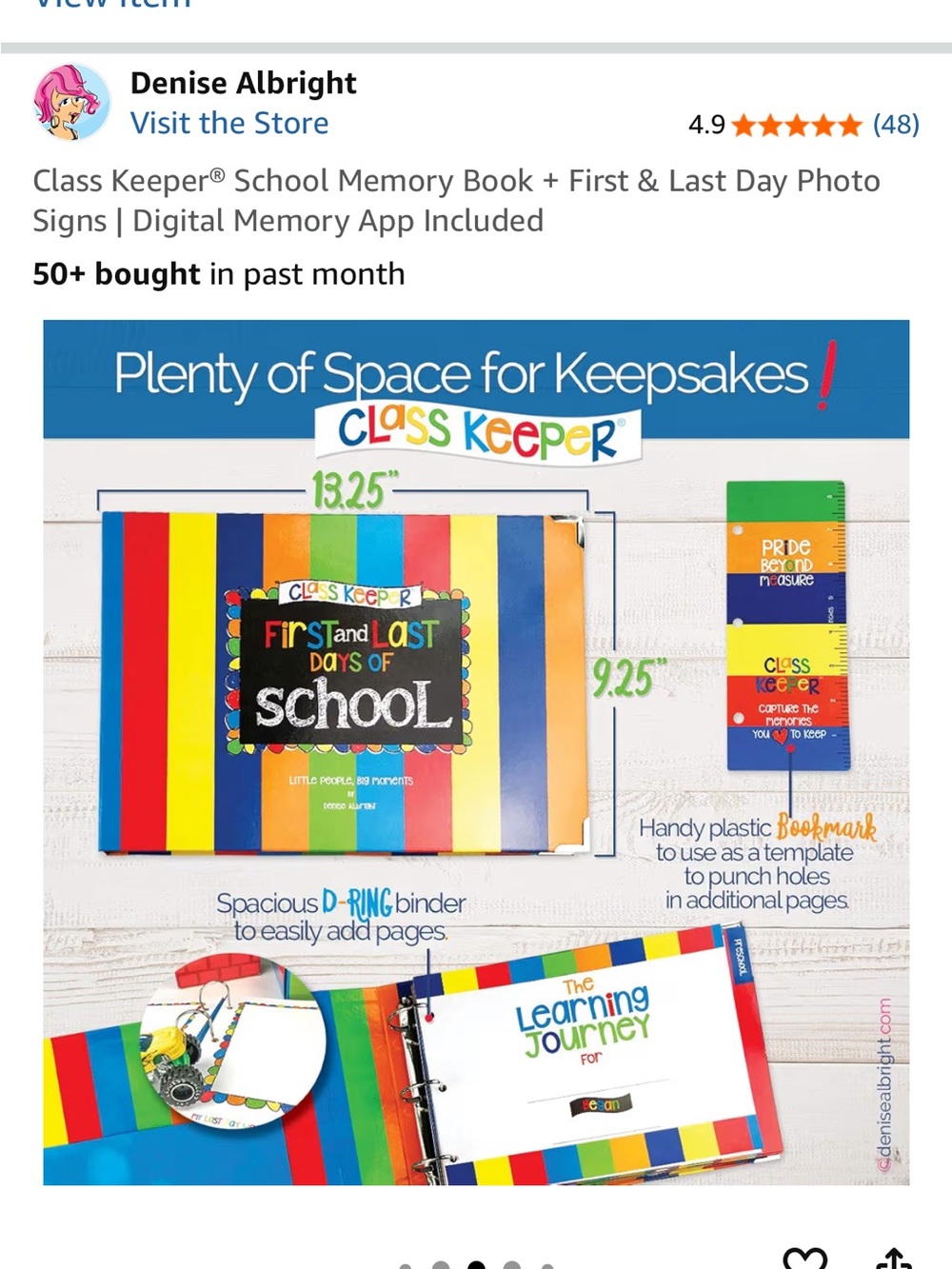 Kids Memory Binder - Multicolor
